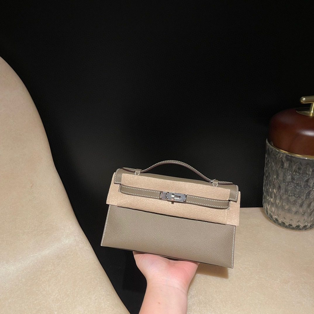 Hermès Kelly Pochette Epsom leather view 2