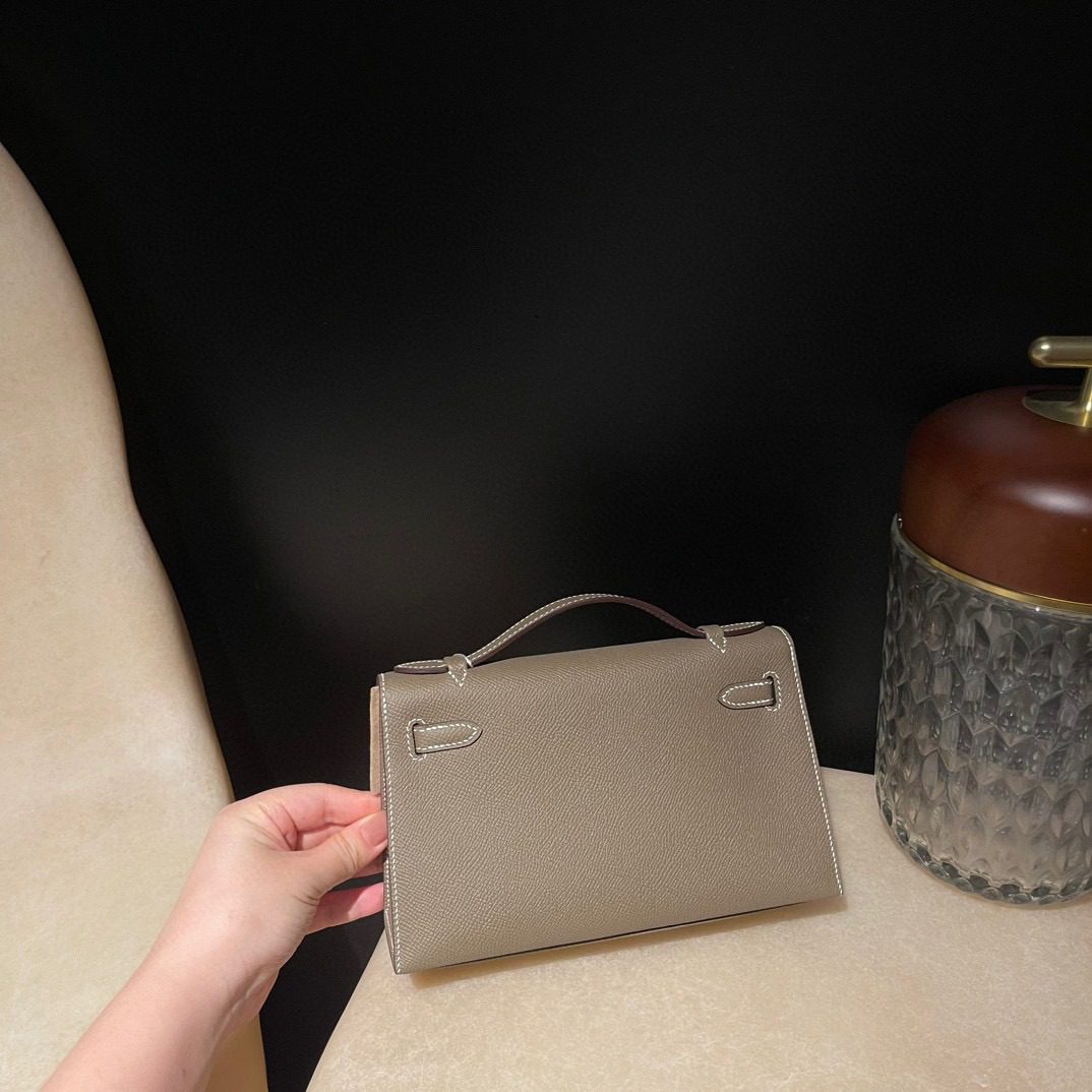 Hermès Kelly Pochette Epsom leather view 5