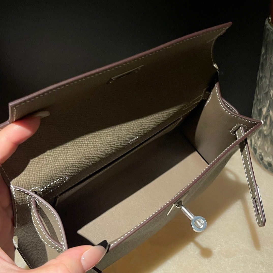 Hermès Kelly Pochette Epsom leather view 6