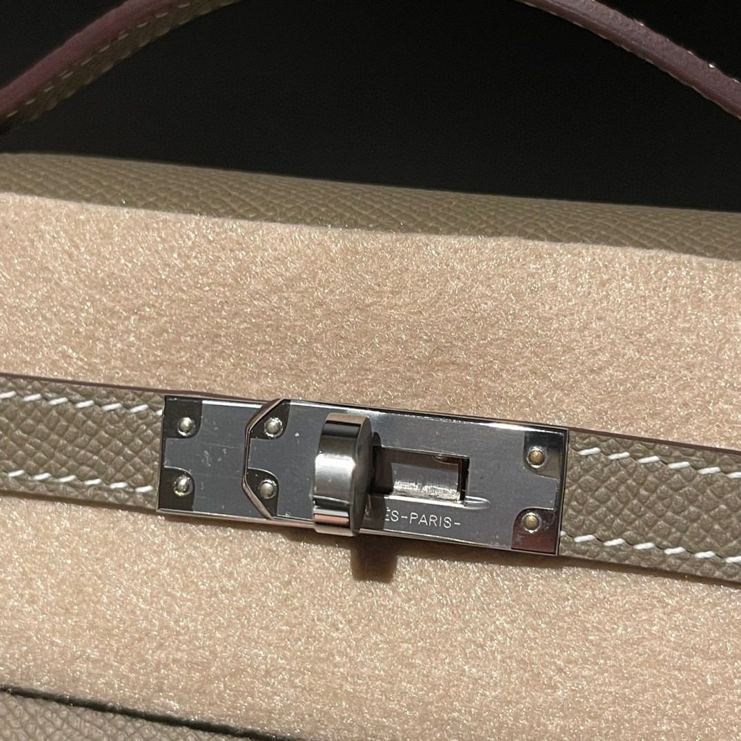 Hermès Kelly Pochette Epsom leather view 7