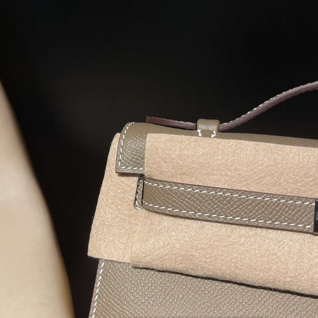 Hermès Kelly Pochette Epsom leather view 8
