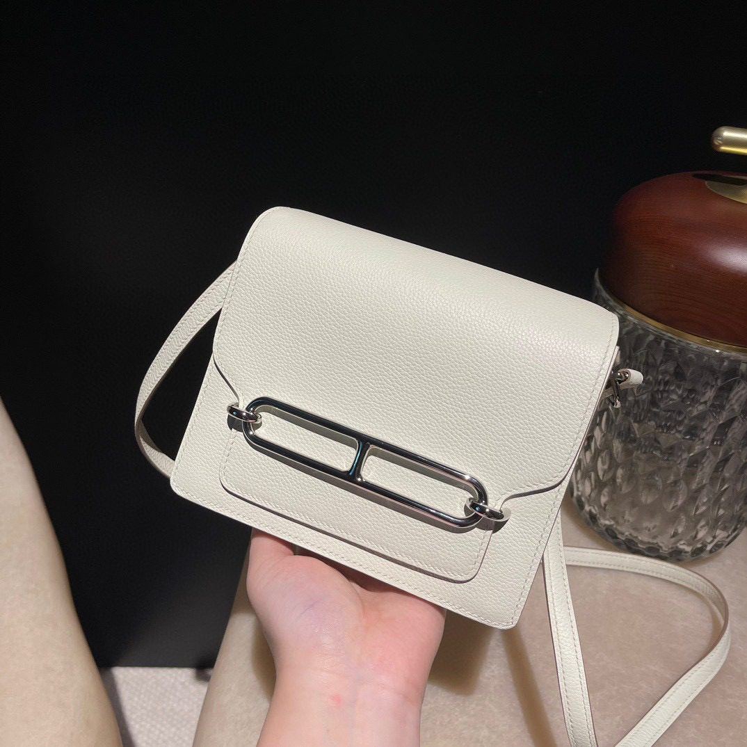 Hermès Roulis Mini 18 :0T+4B Evercolor leather view 9