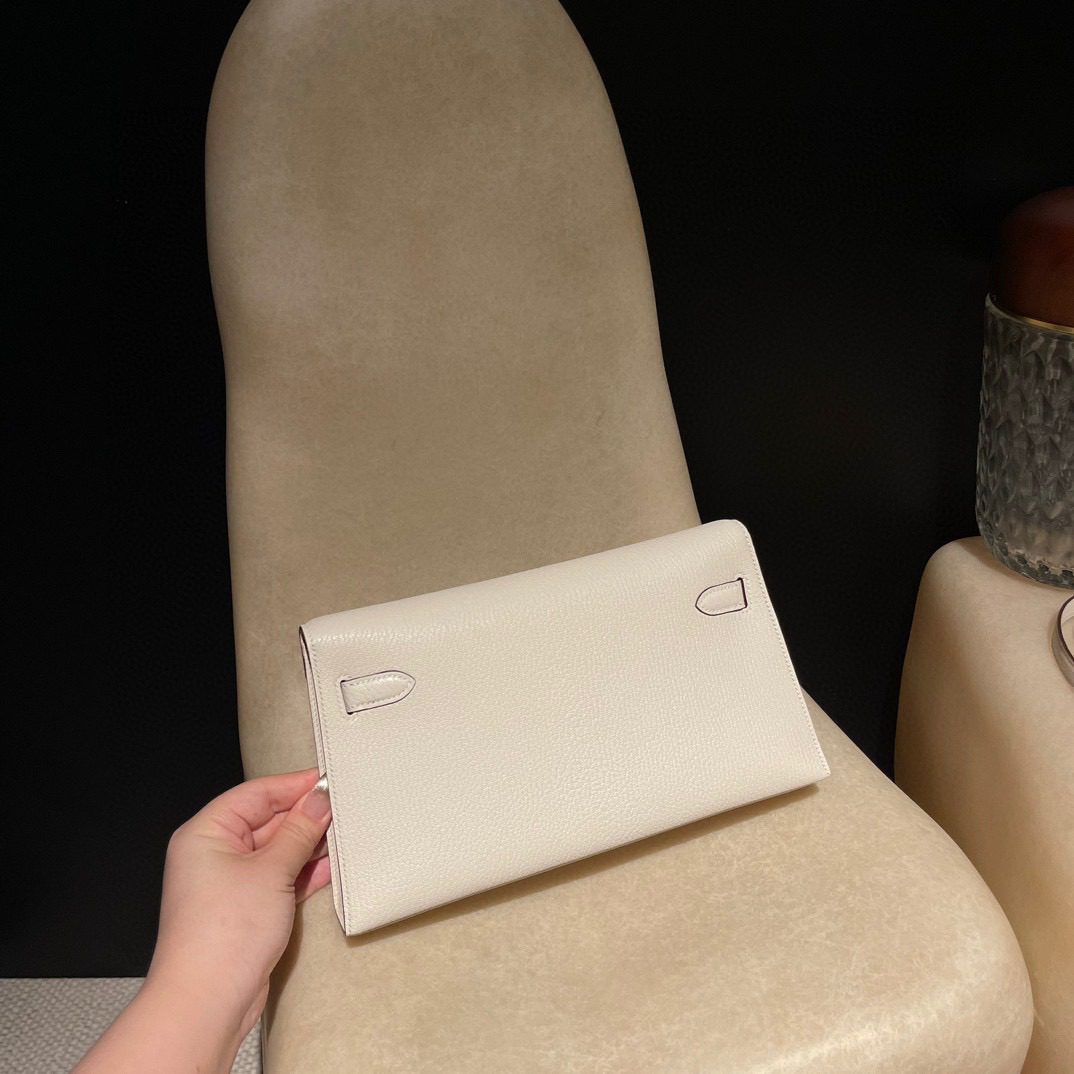 Hermès Kelly Elan Mysore leather view 9