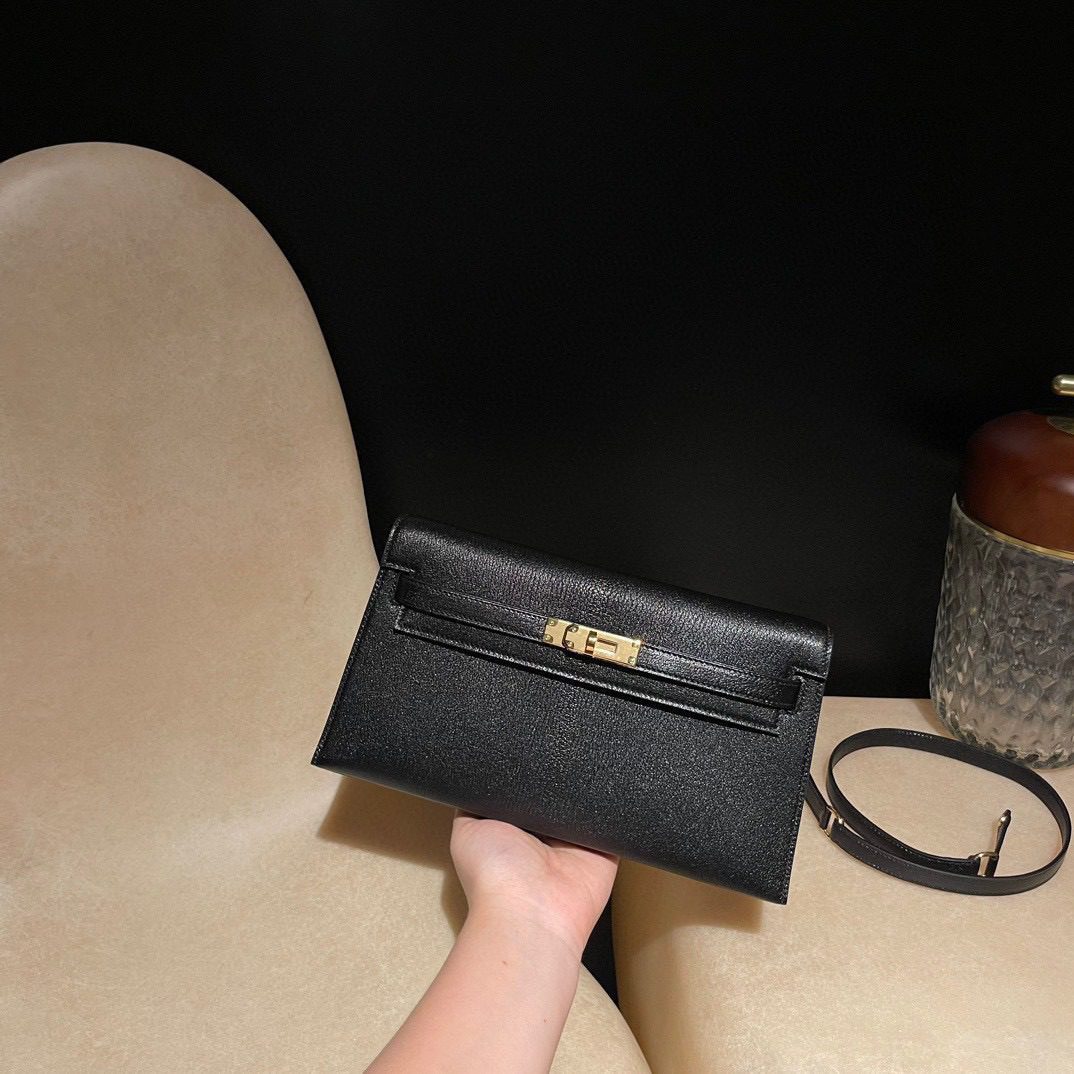 Hermès Kelly Elan Mysore leather view 2