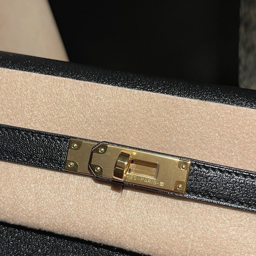 Hermès Kelly Elan Mysore leather view 5