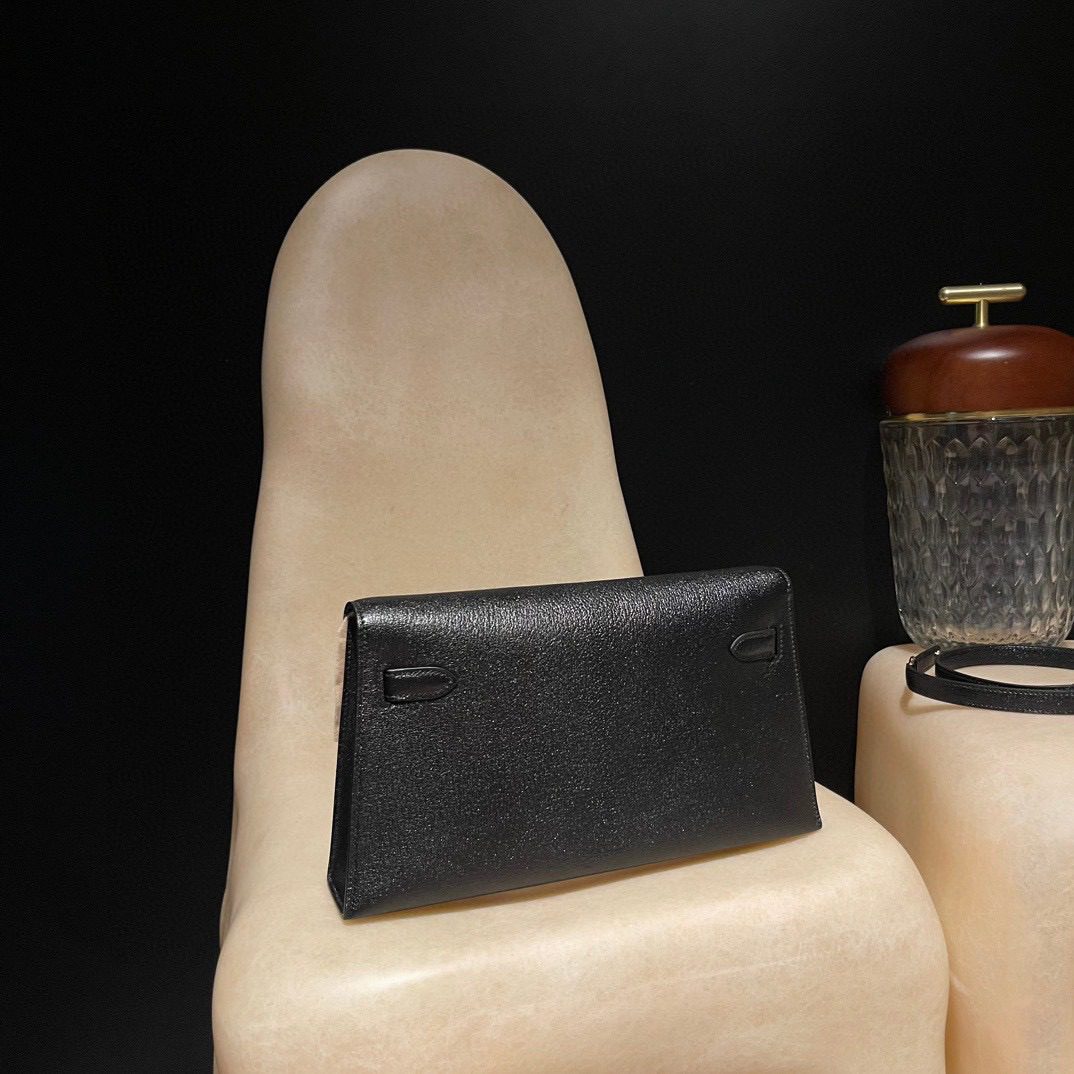 Hermès Kelly Elan Mysore leather view 6