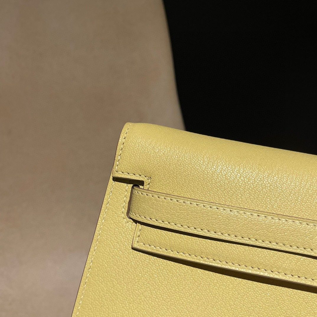 Hermès Kelly Elan :1Z Mysore leather view 3