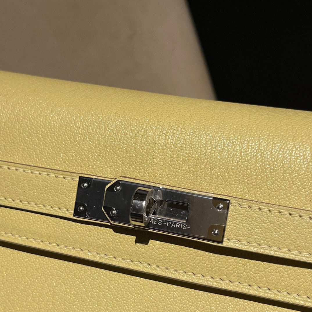 Hermès Kelly Elan :1Z Mysore leather view 4