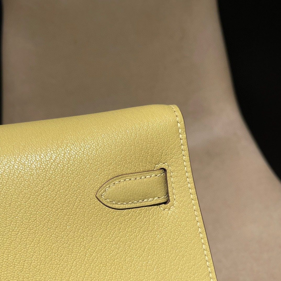 Hermès Kelly Elan :1Z Mysore leather view 5