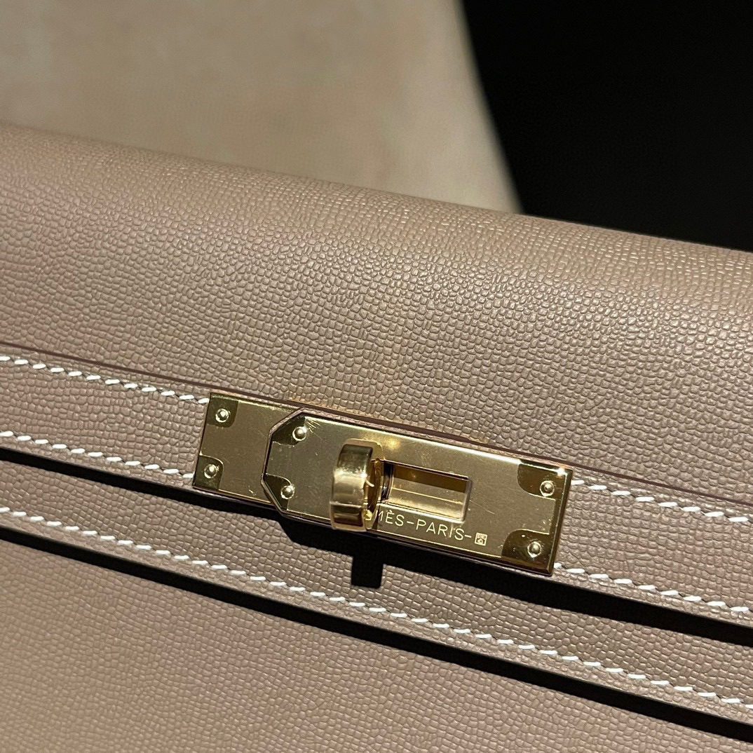 Hermès Kelly Elan Madam leather view 3