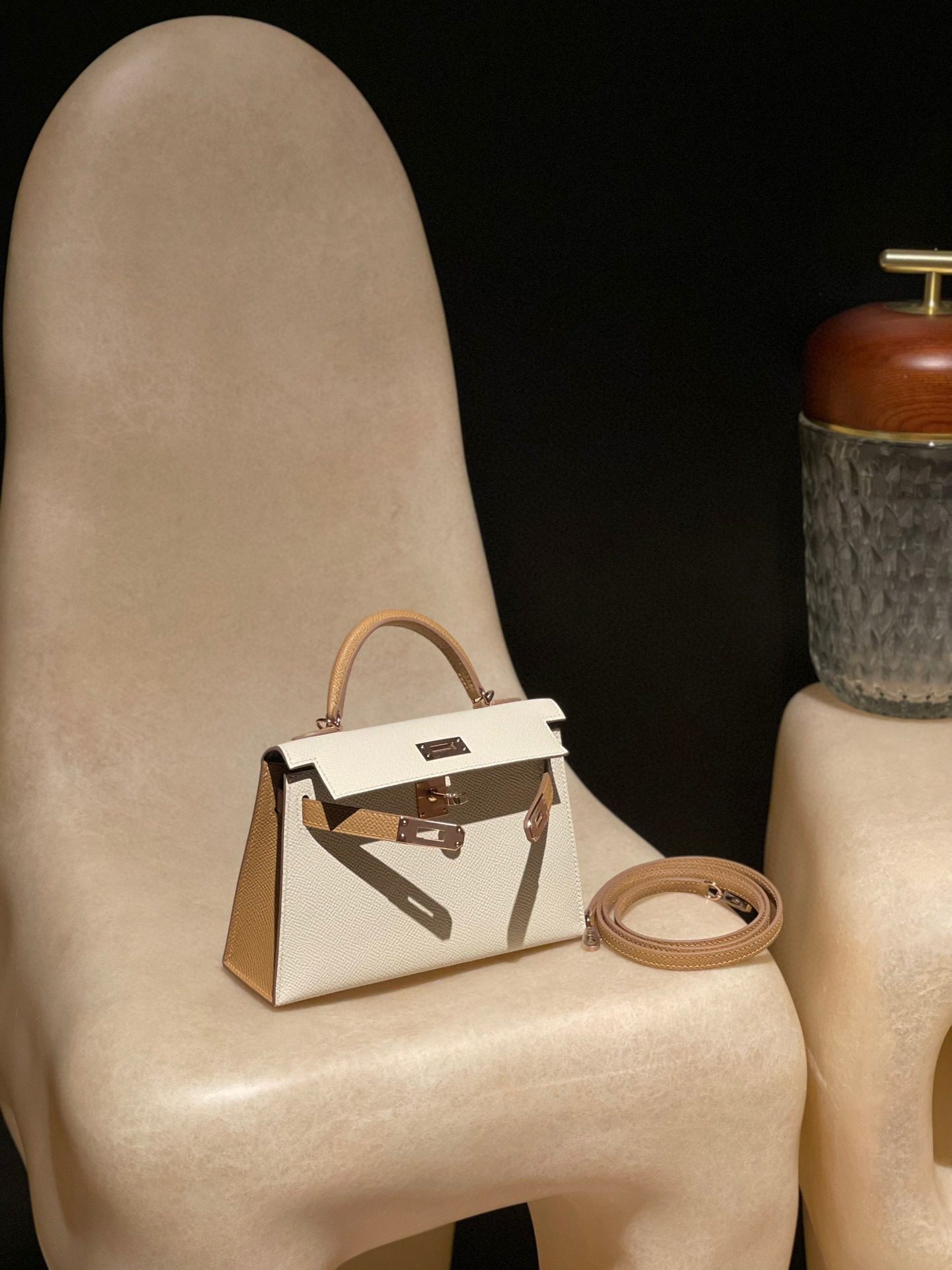 Hermès Mini Kelly 2 +4B+2Z Epsom leather view 1