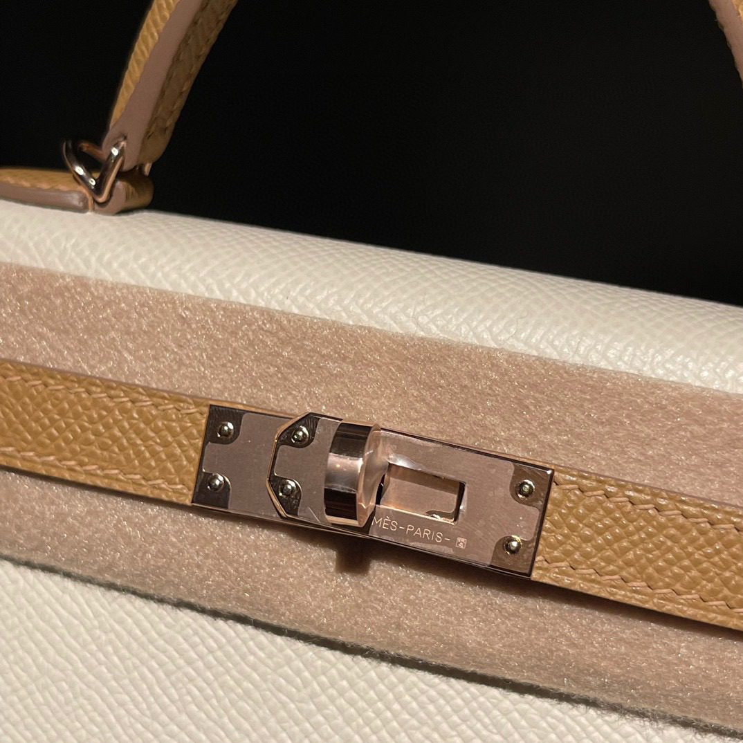 Hermès Mini Kelly 2 +4B+2Z Epsom leather view 4