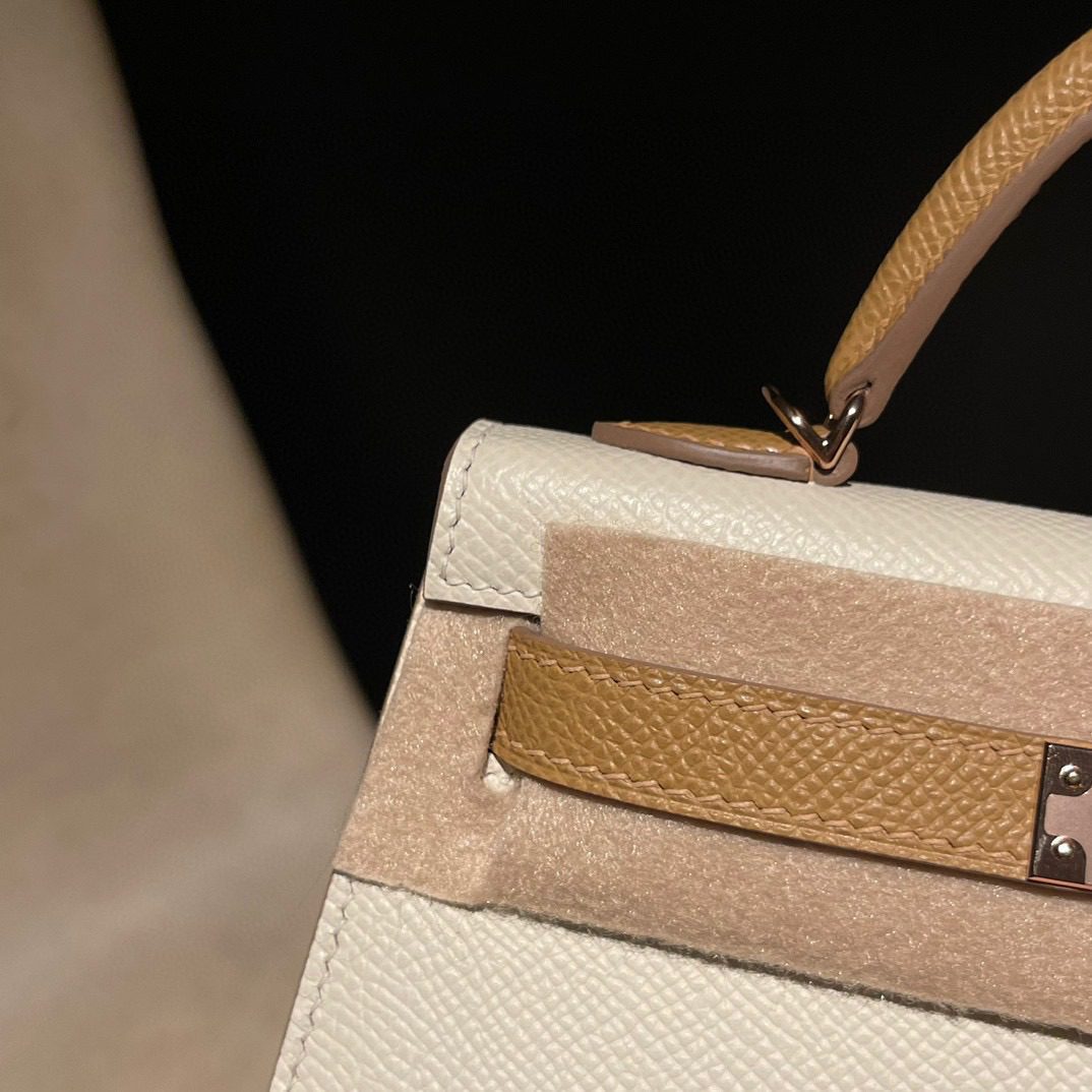 Hermès Mini Kelly 2 +4B+2Z Epsom leather view 5