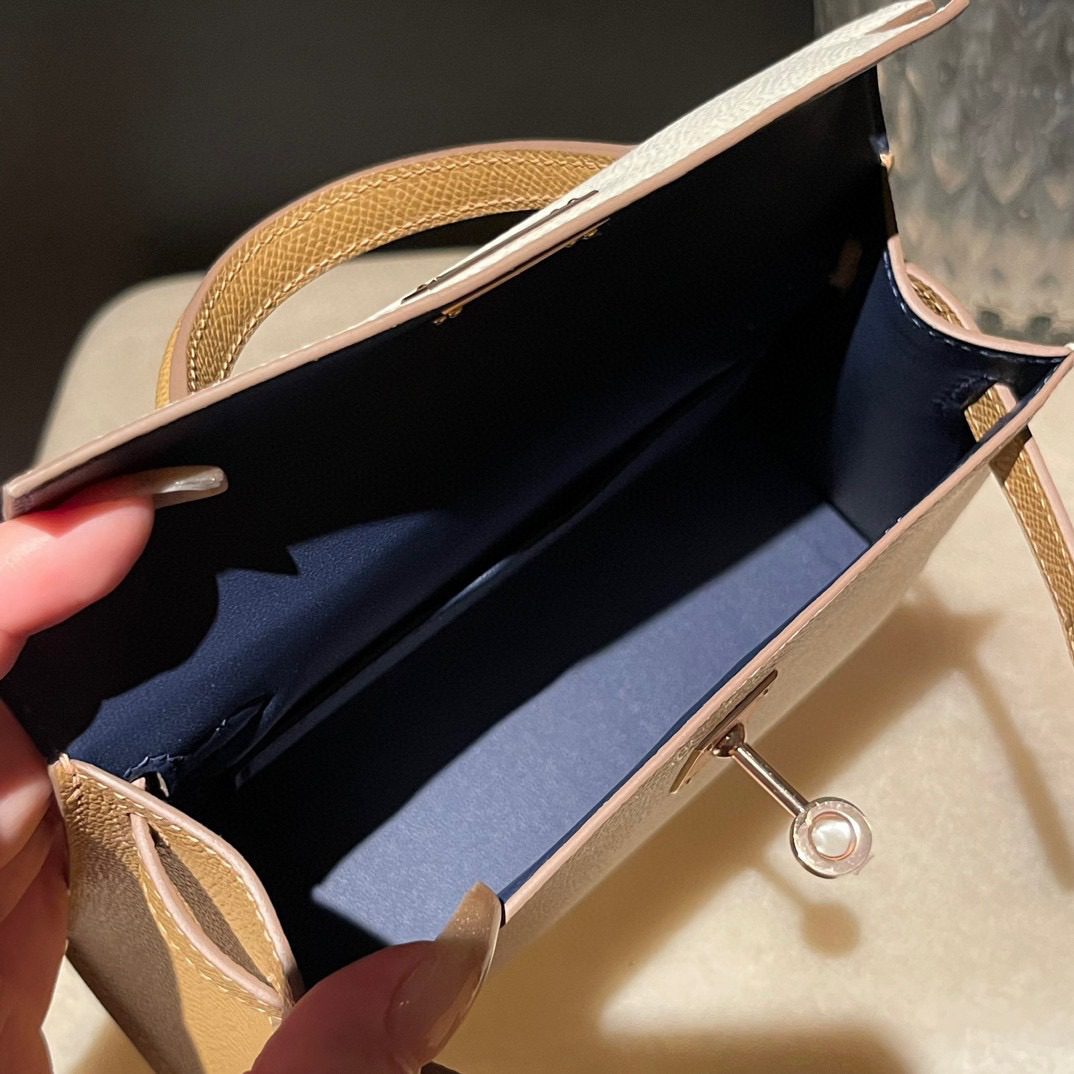 Hermès Mini Kelly 2 +4B+2Z Epsom leather view 6