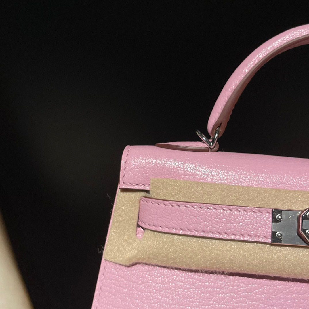 Hermès Mini Kelly 2 :X9 Mysore leather view 3