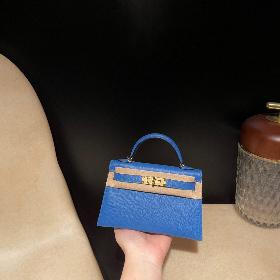 Hermès Mini Kelly 2 :7Q Epsom leather view 2