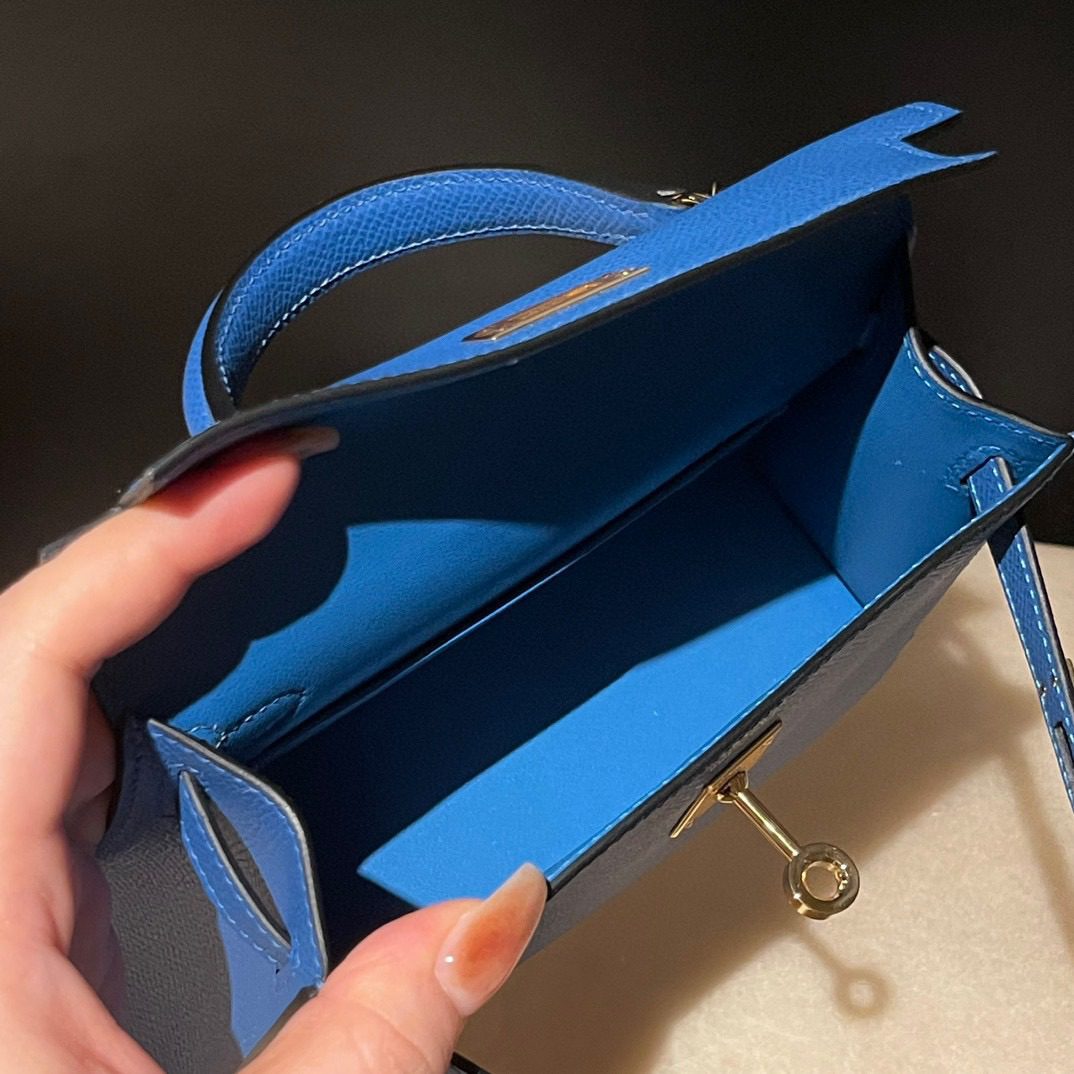 Hermès Mini Kelly 2 :7Q Epsom leather view 6