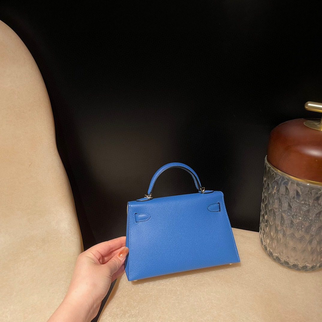 Hermès Mini Kelly 2 :7Q Epsom leather view 8