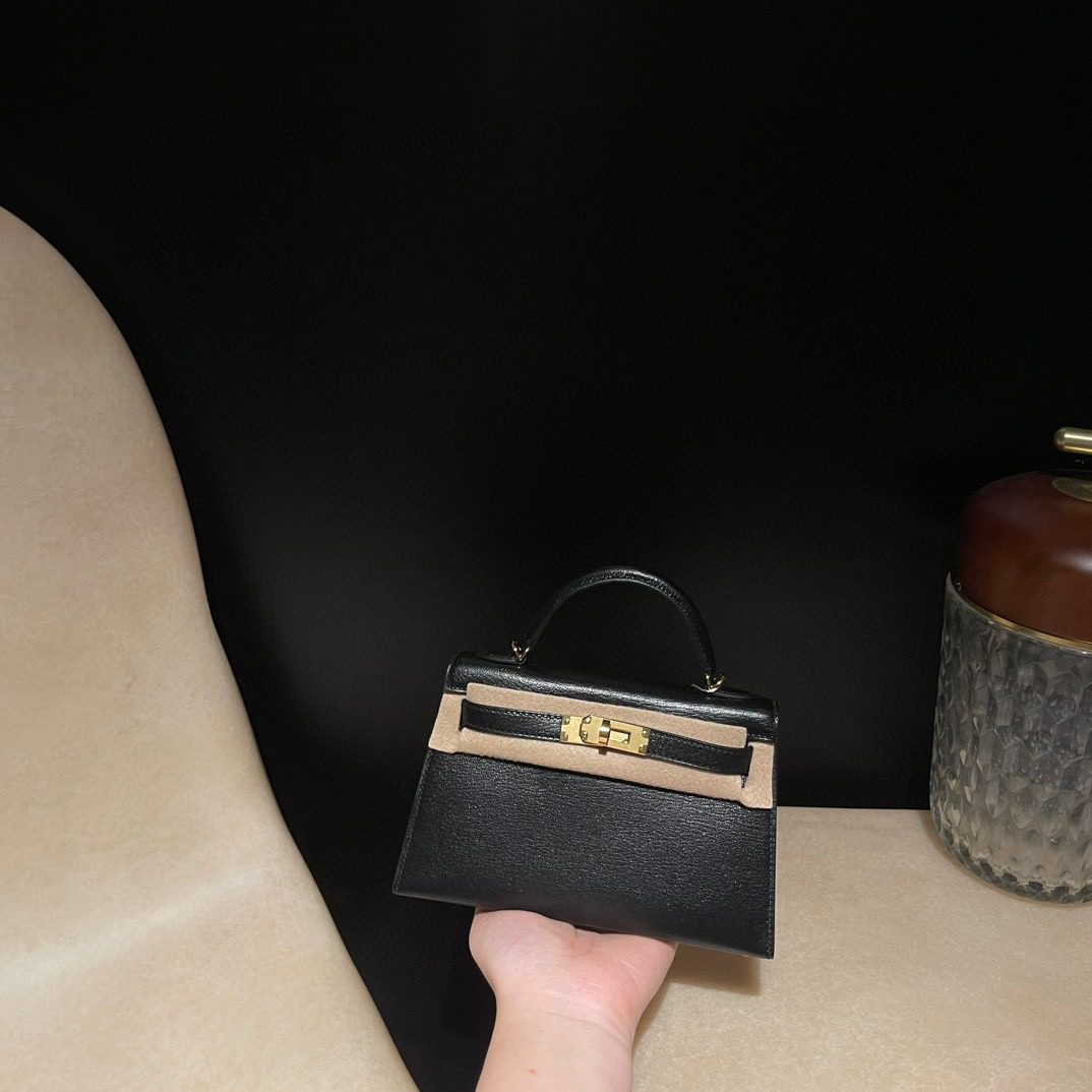 Hermès Mini Kelly 2 Mysore leather view 3