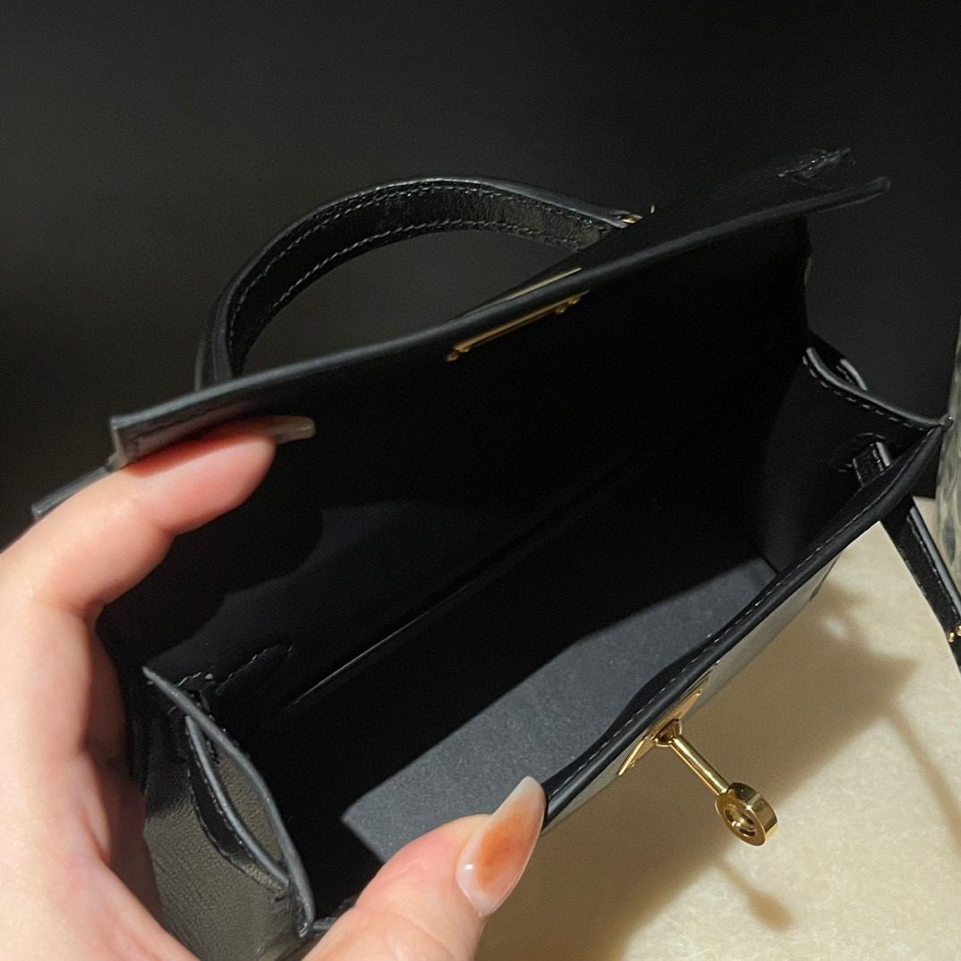 Hermès Mini Kelly 2 Mysore leather view 8