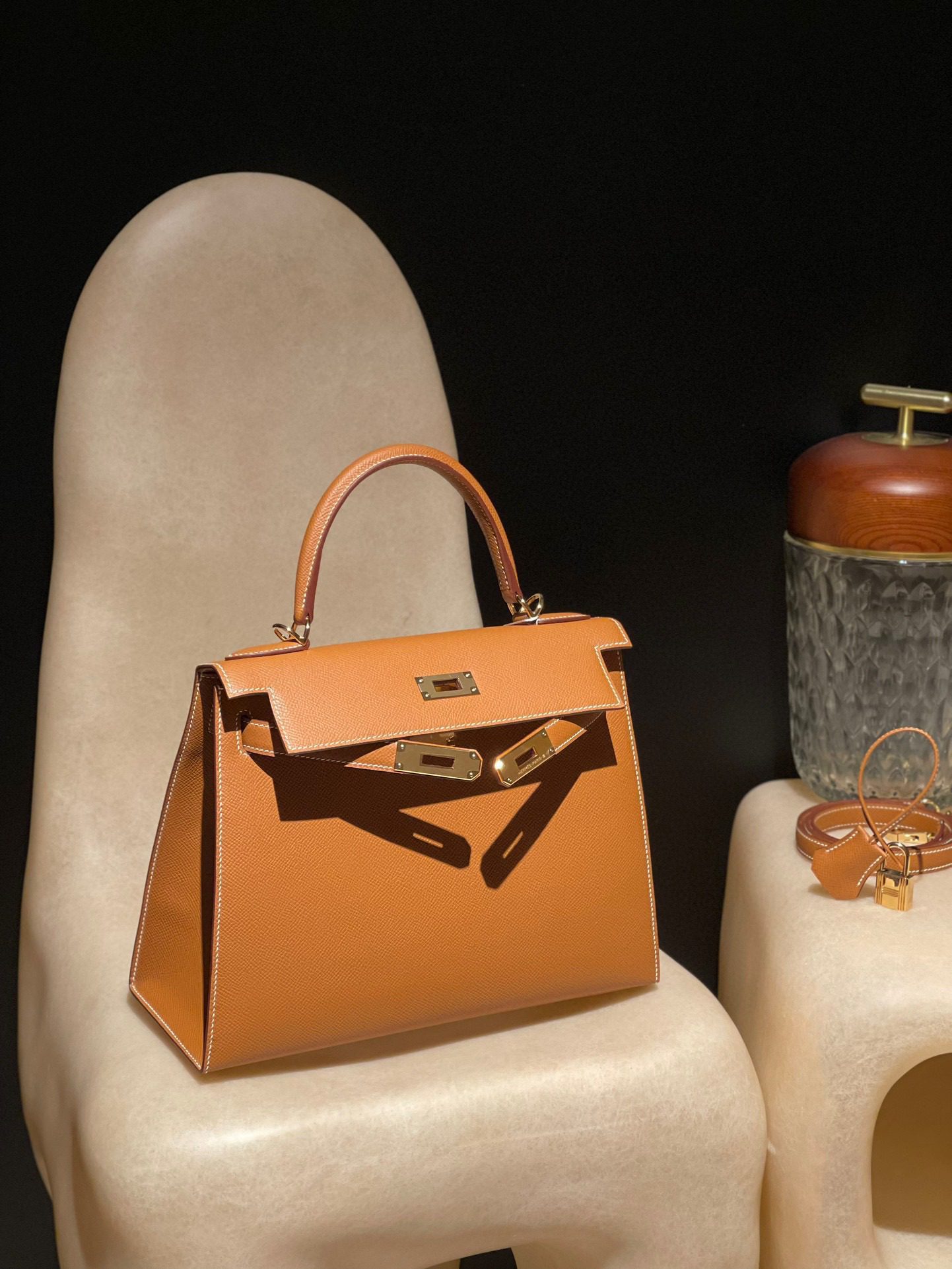 Hermès Kelly 28 Epsom leather view 1