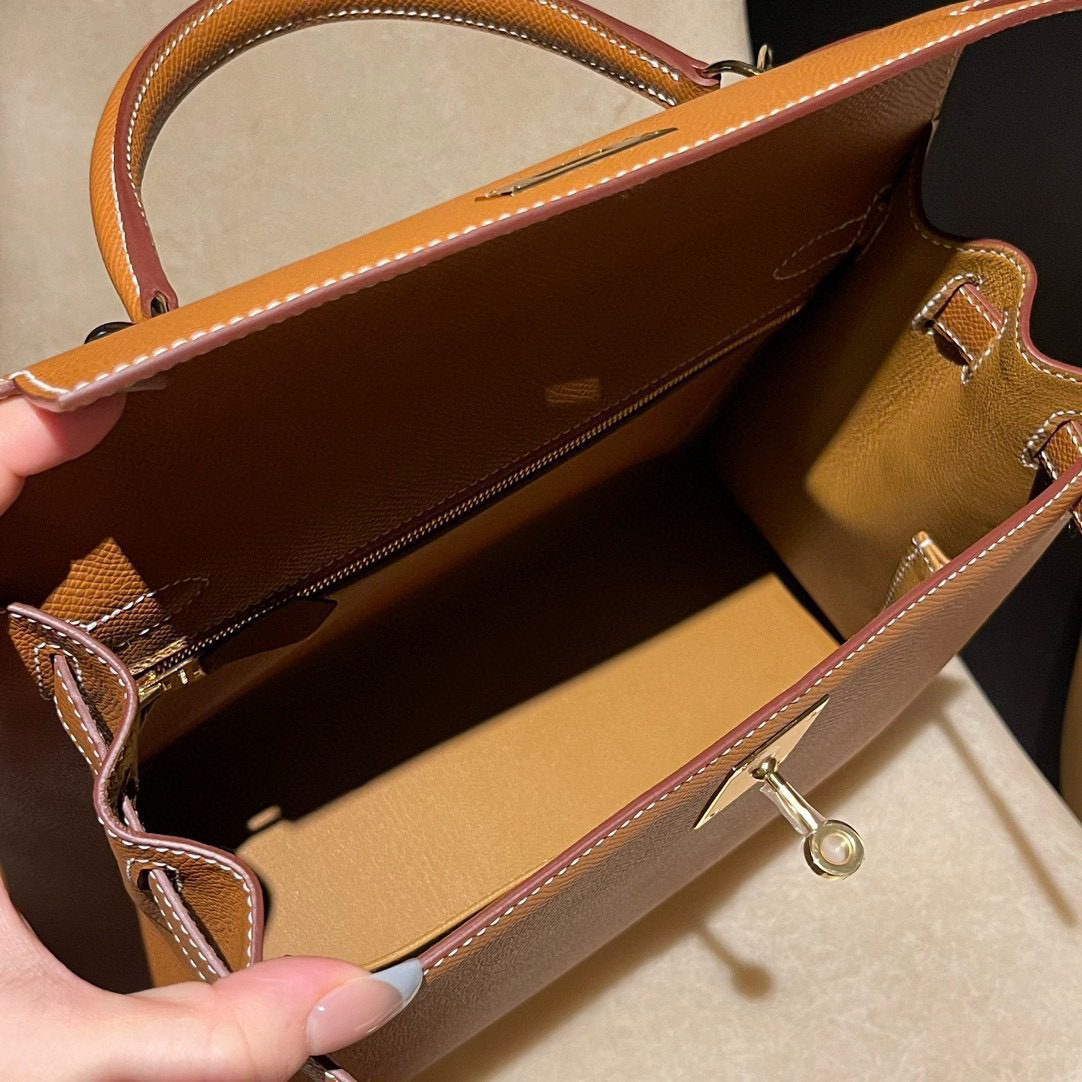 Hermès Kelly 28 Epsom leather view 5