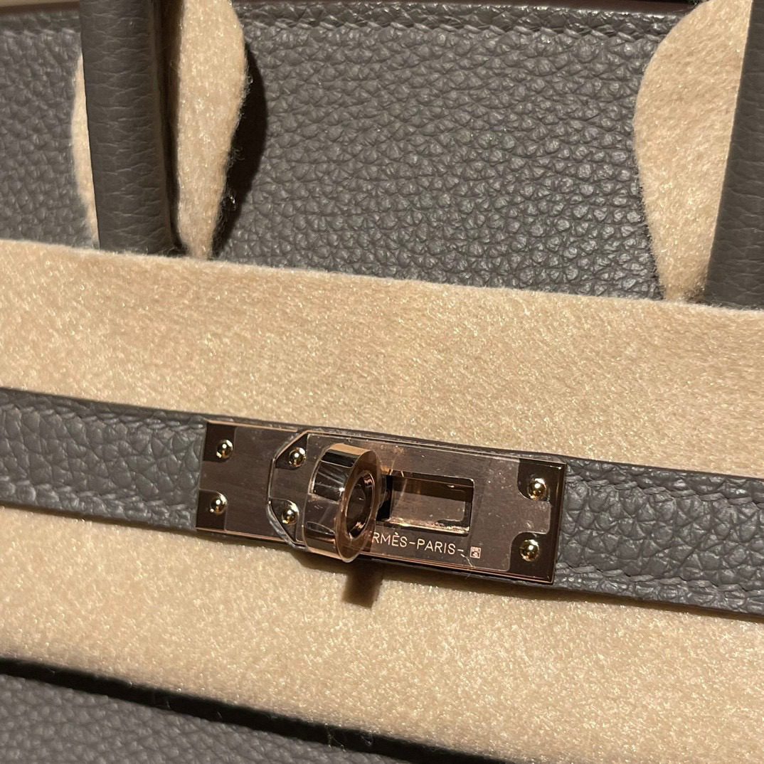 Hermès Birkin25 :8F Togo leather view 4