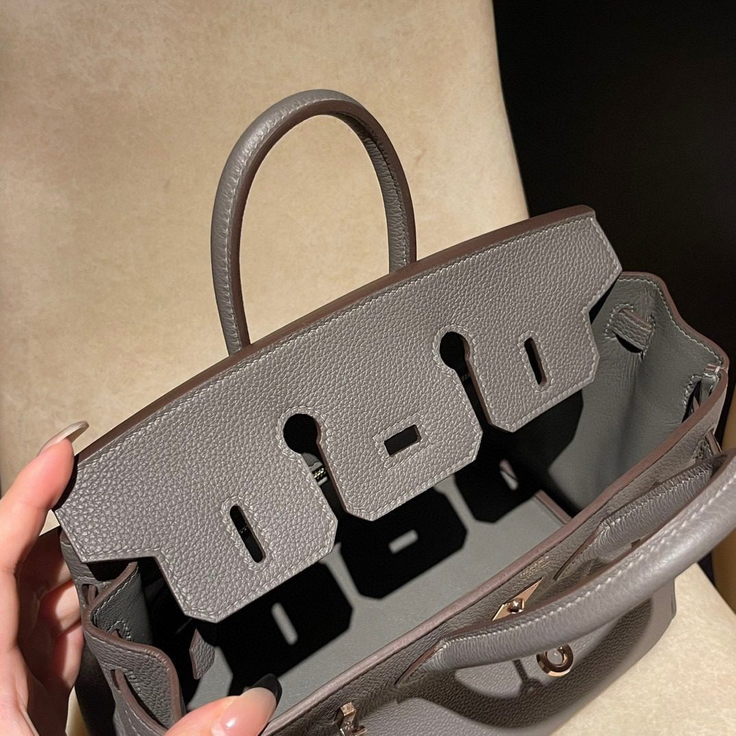 Hermès Birkin25 :8F Togo leather view 7