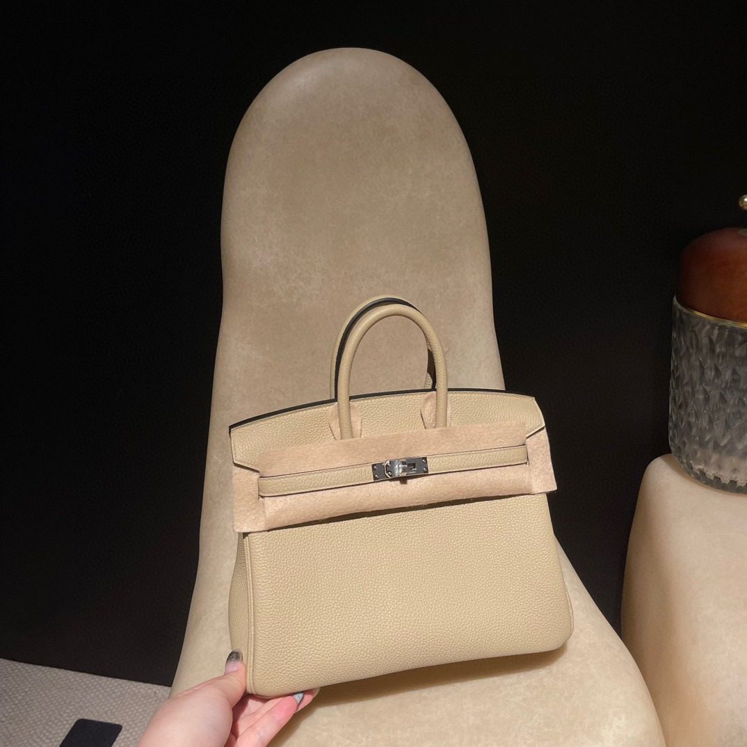 Hermès Birkin25 :S2 Togo leather view 1