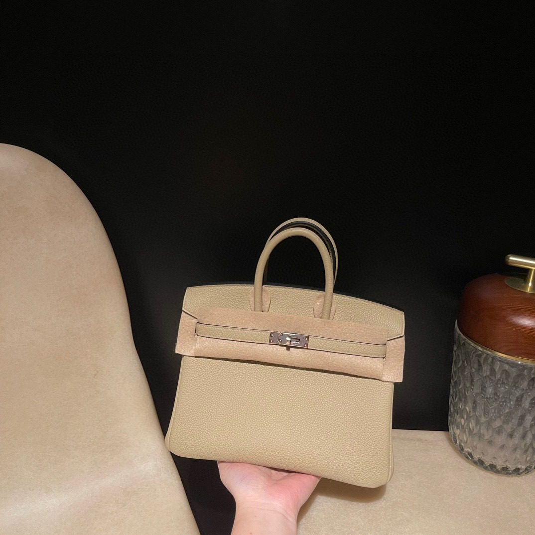 Hermès Birkin25 :S2 Togo leather view 2