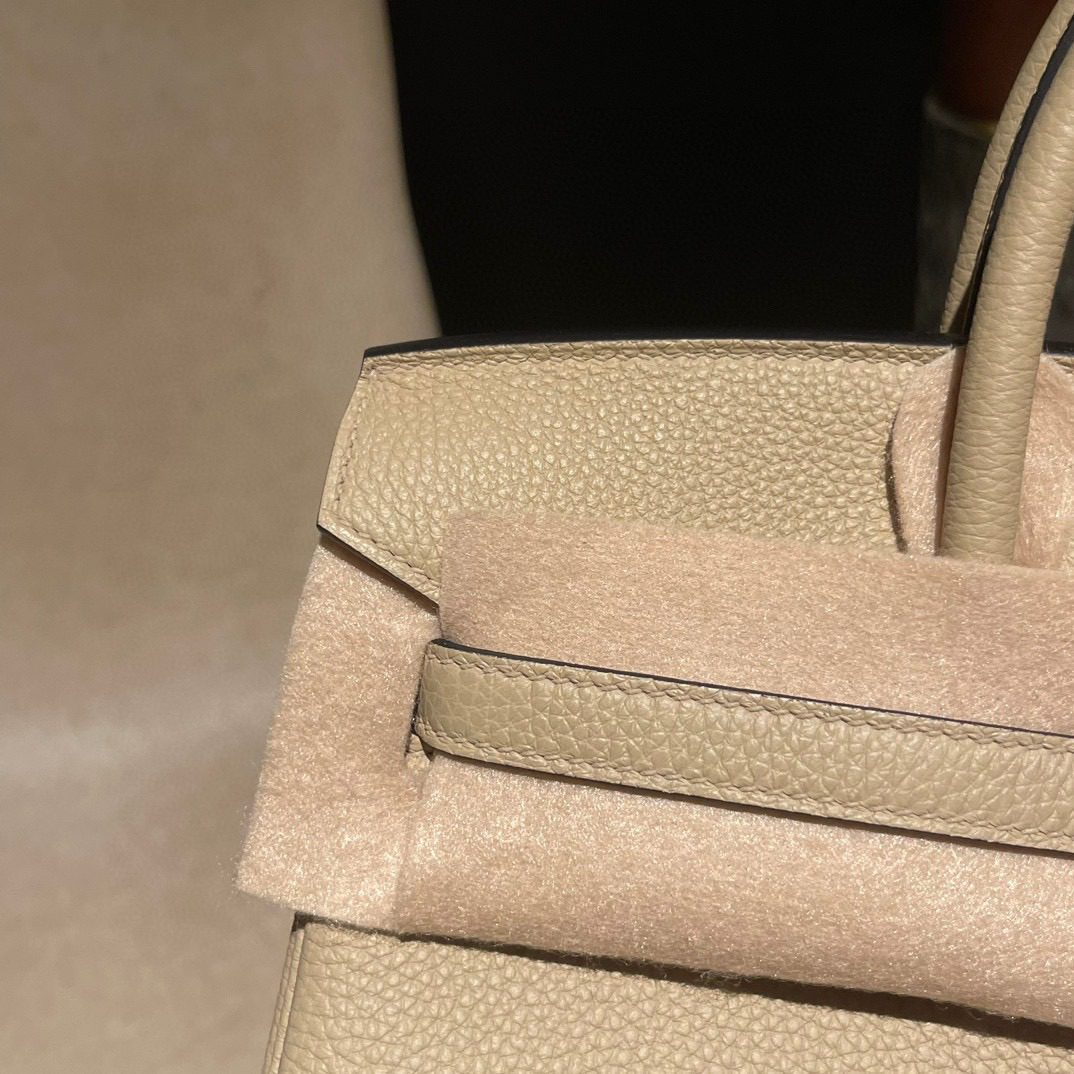 Hermès Birkin25 :S2 Togo leather view 3