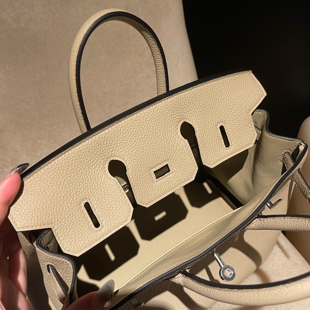 Hermès Birkin25 :S2 Togo leather view 6