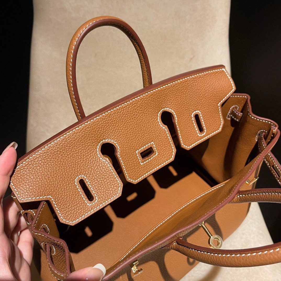 Hermès Birkin25 Togo leather view 7