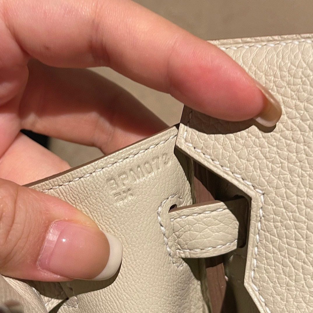 Hermès Birkin25 Togo leather view 6