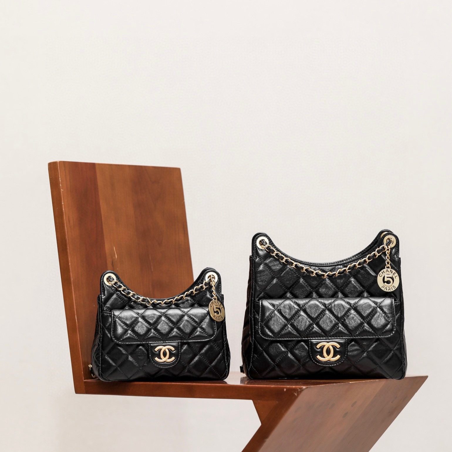 Chanel 23B Calfskin Hobo Bag view 1
