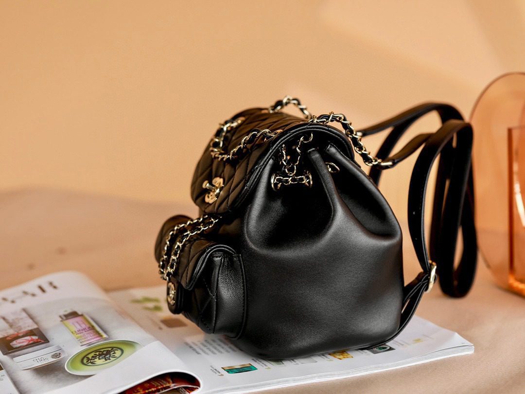 Chanel Lambskin Duma Backpack view 3