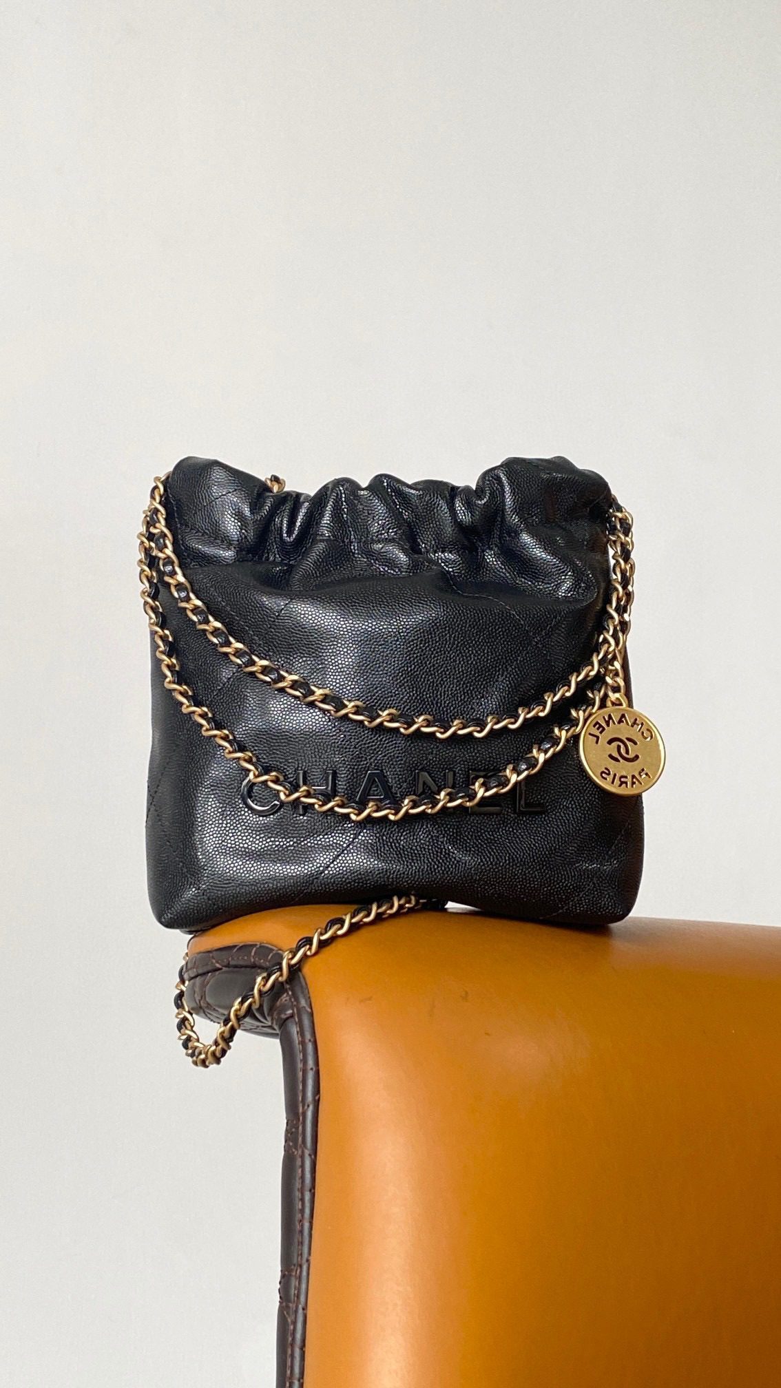 Chanel 22 Mini Caviar Bag view 1