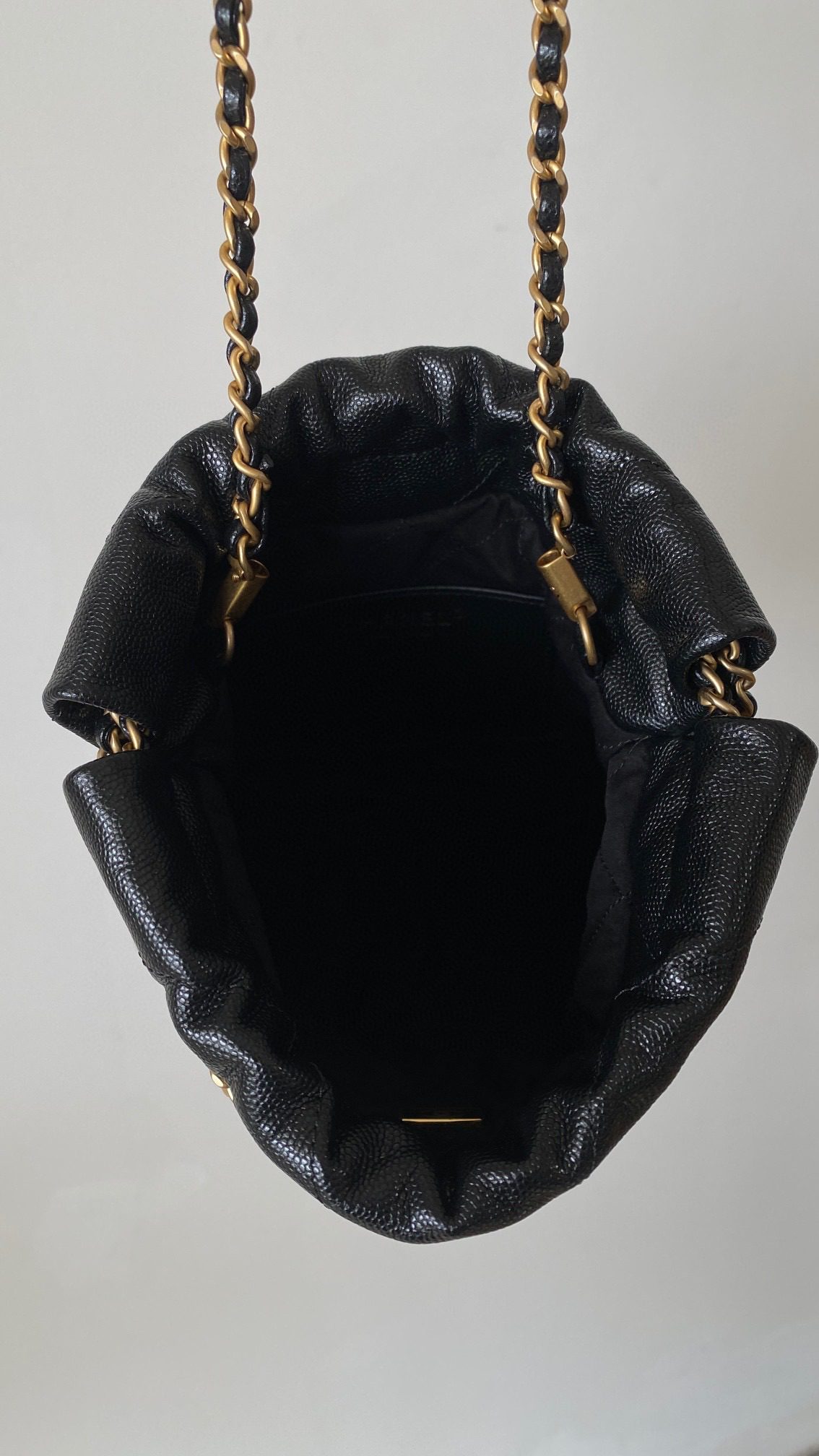 Chanel 22 Mini Caviar Bag view 4