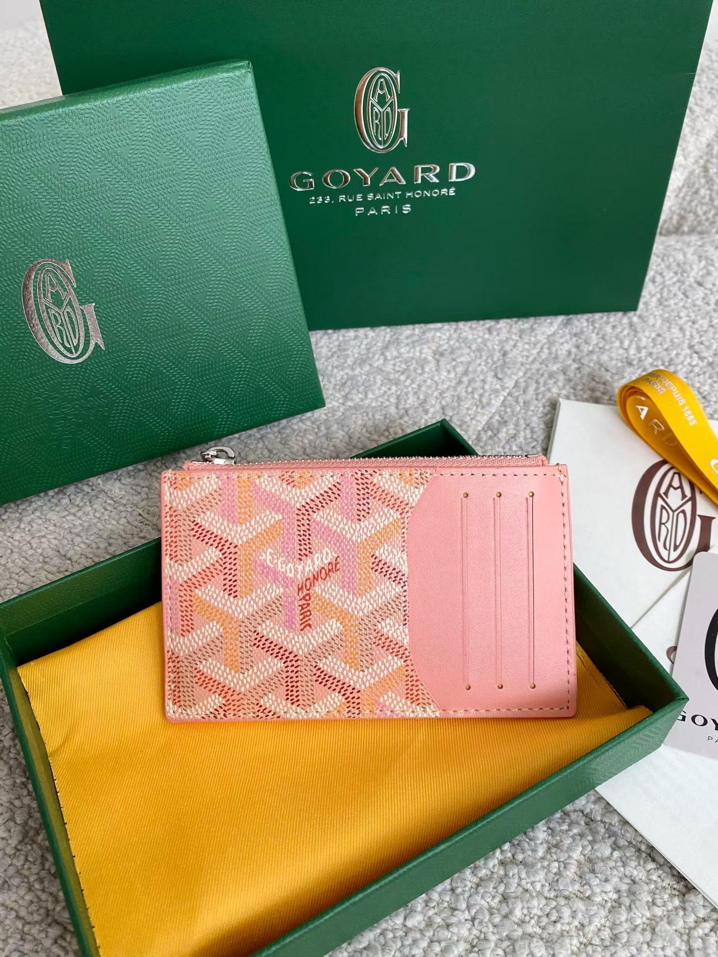 Goyard Bourbon zipped card holder view 11
