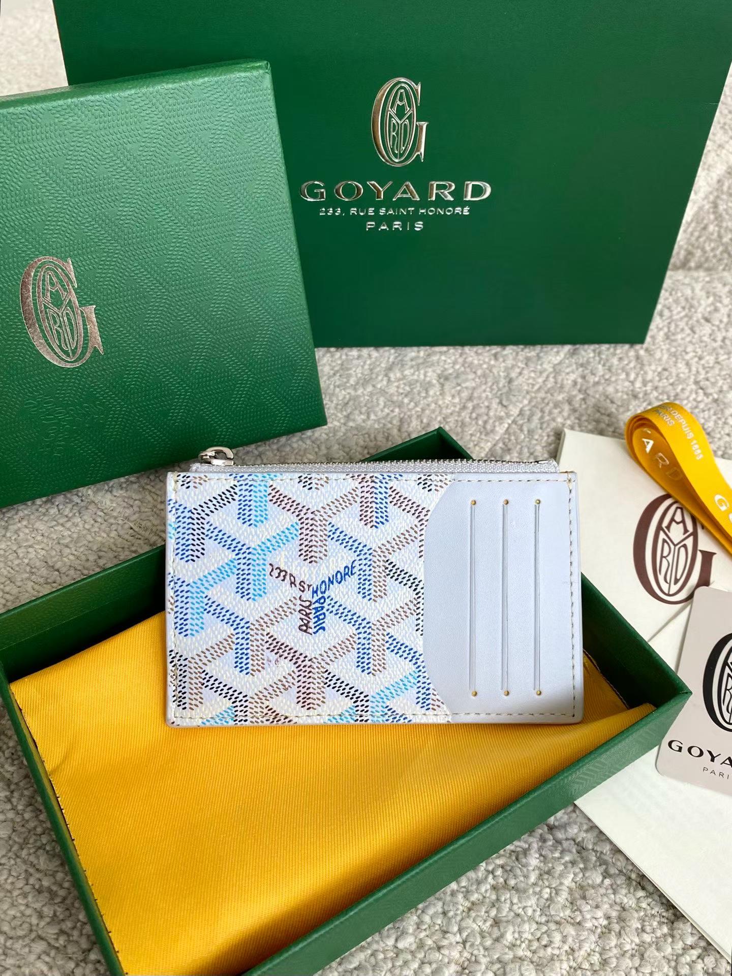 Goyard Bourbon zipped card holder view 14