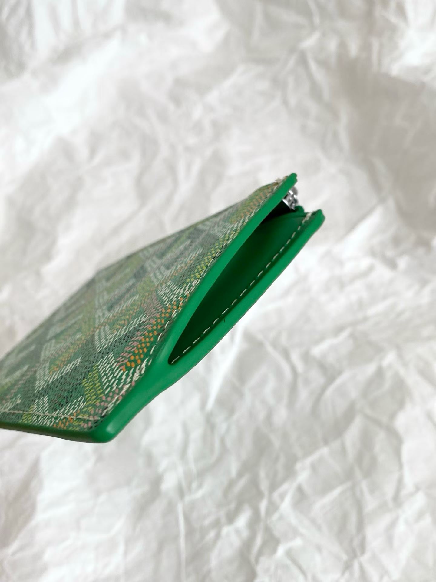 Goyard Bourbon zipped card holder view 2