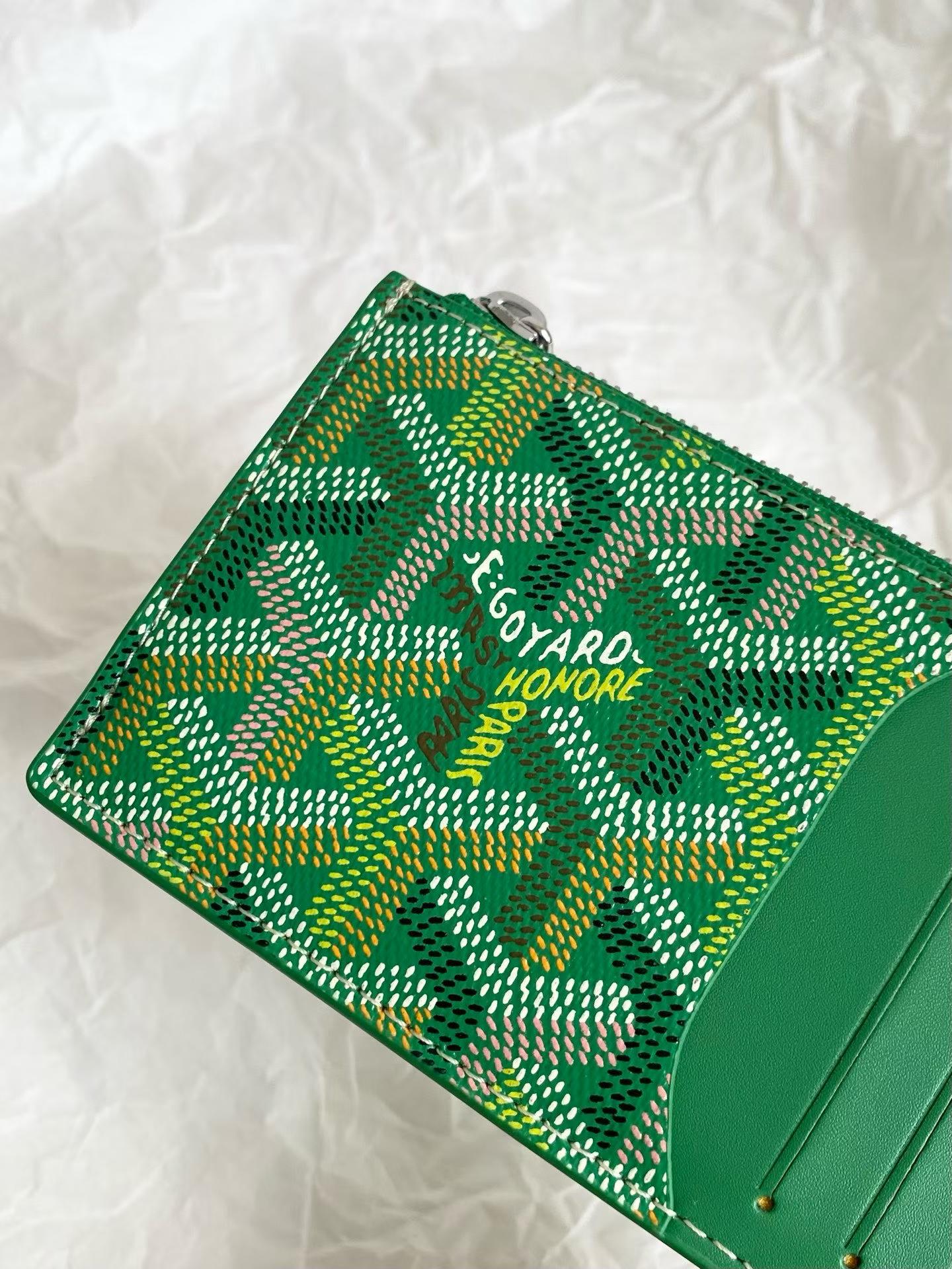 Goyard Bourbon zipped card holder view 3