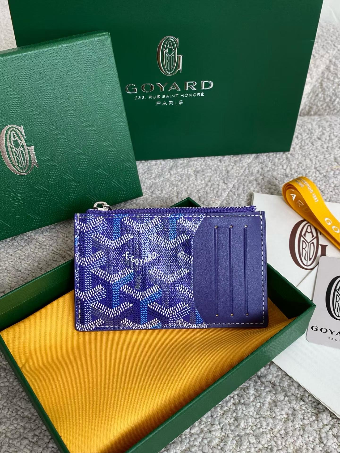 Goyard Bourbon zipped card holder view 8