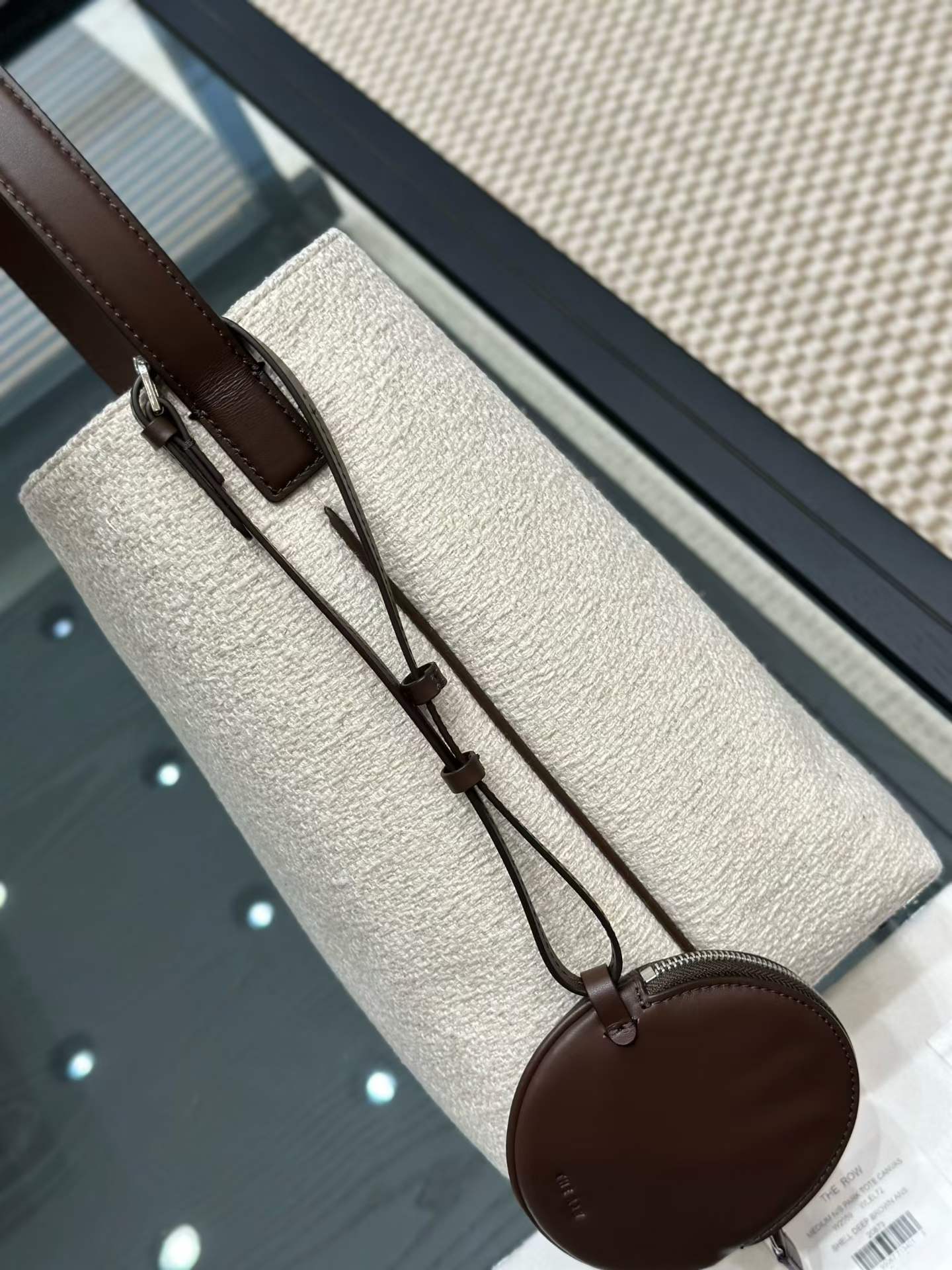 The Row MEDIUM N/S Park Leather tote bag view 3