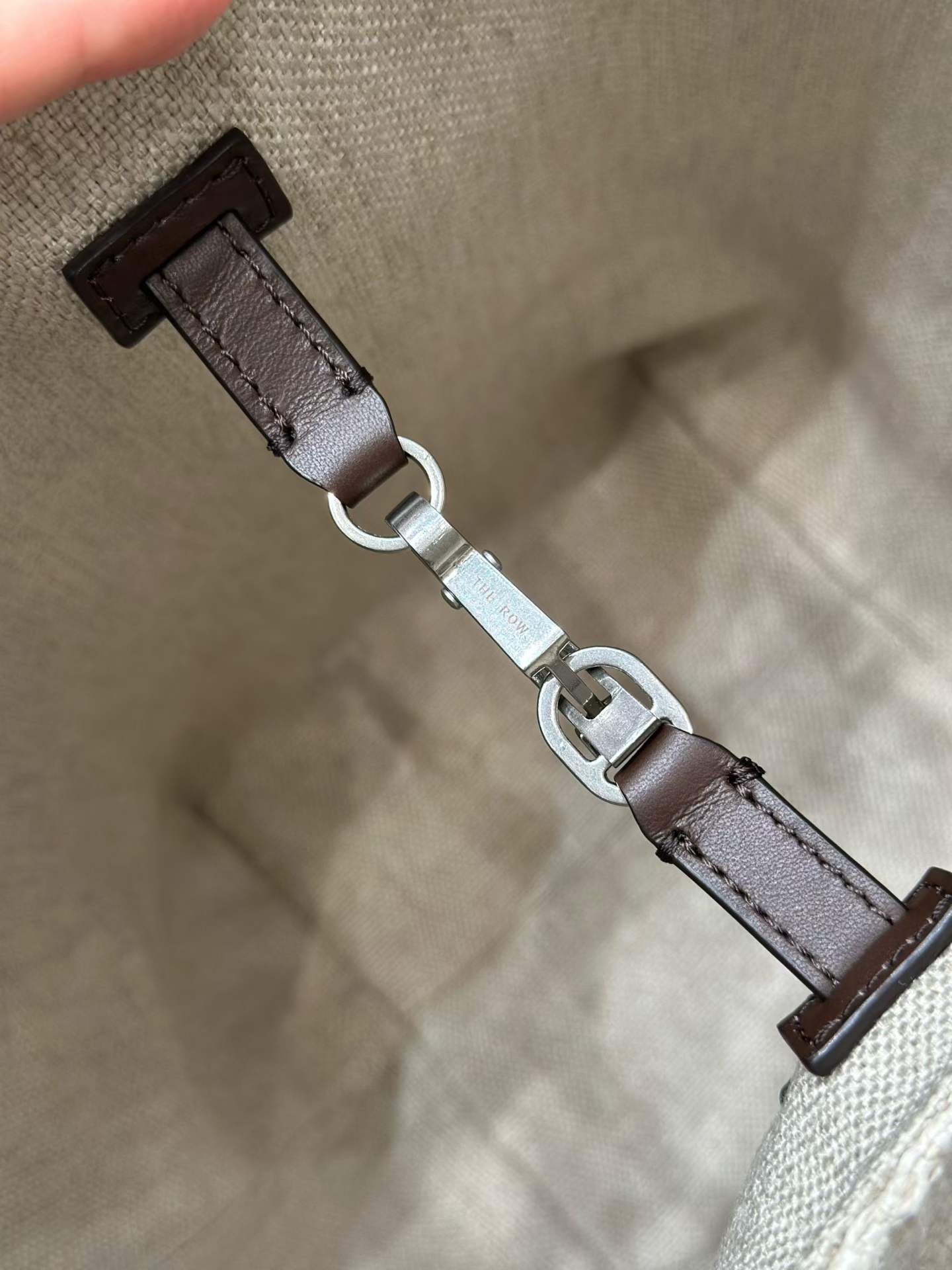 The Row MEDIUM N/S Park Leather tote bag view 5