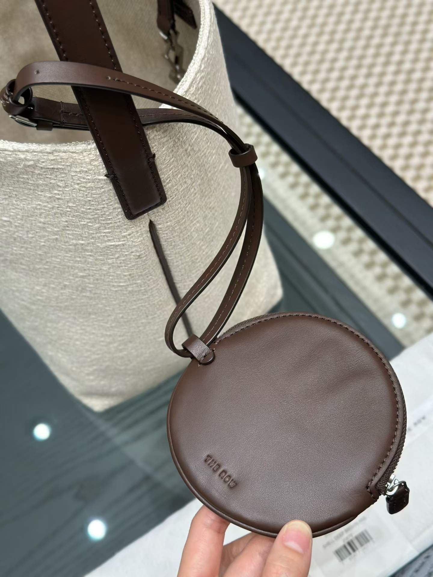 The Row MEDIUM N/S Park Leather tote bag view 8
