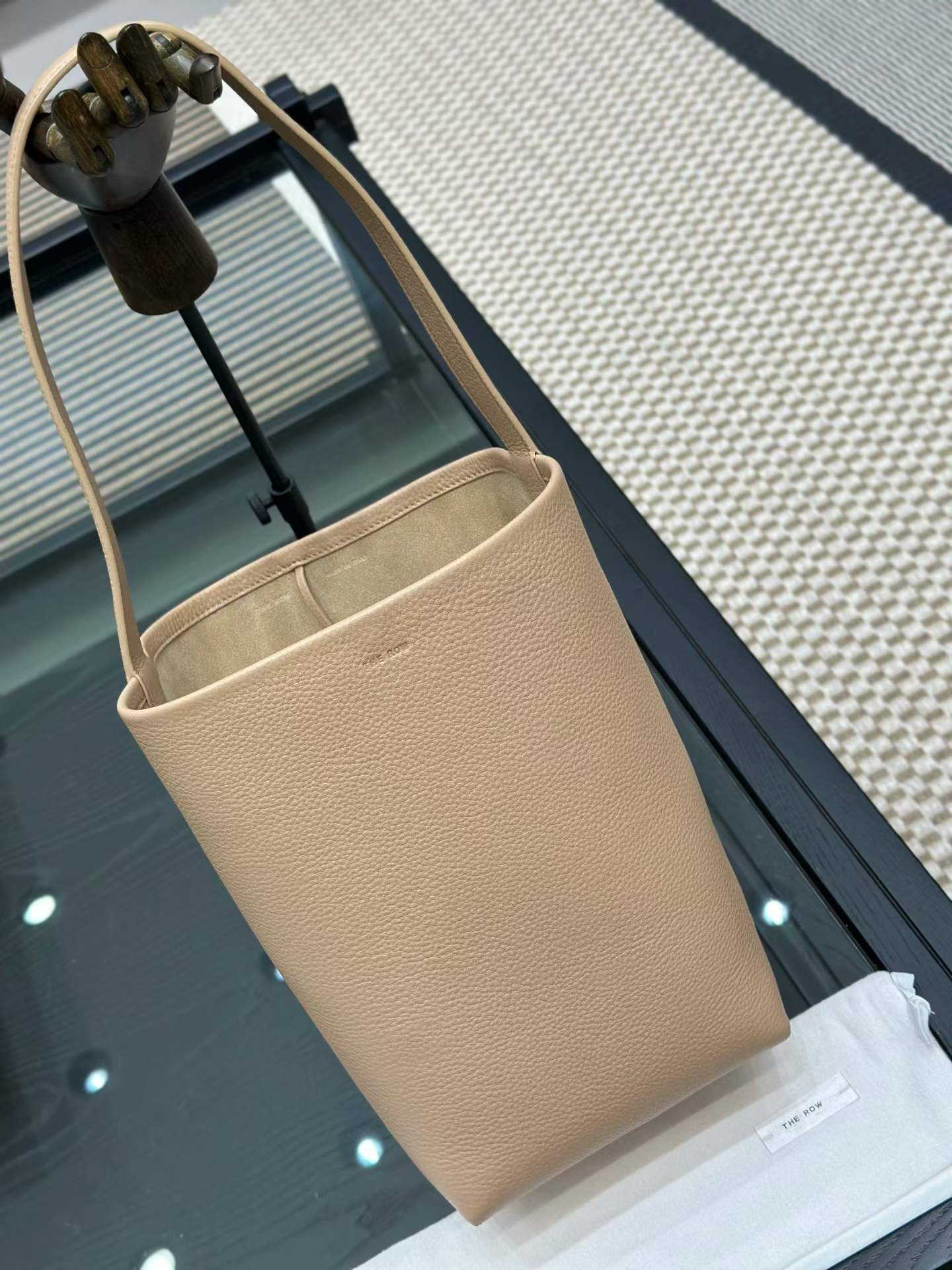 The Row N/S Park Leather tote bag view 1