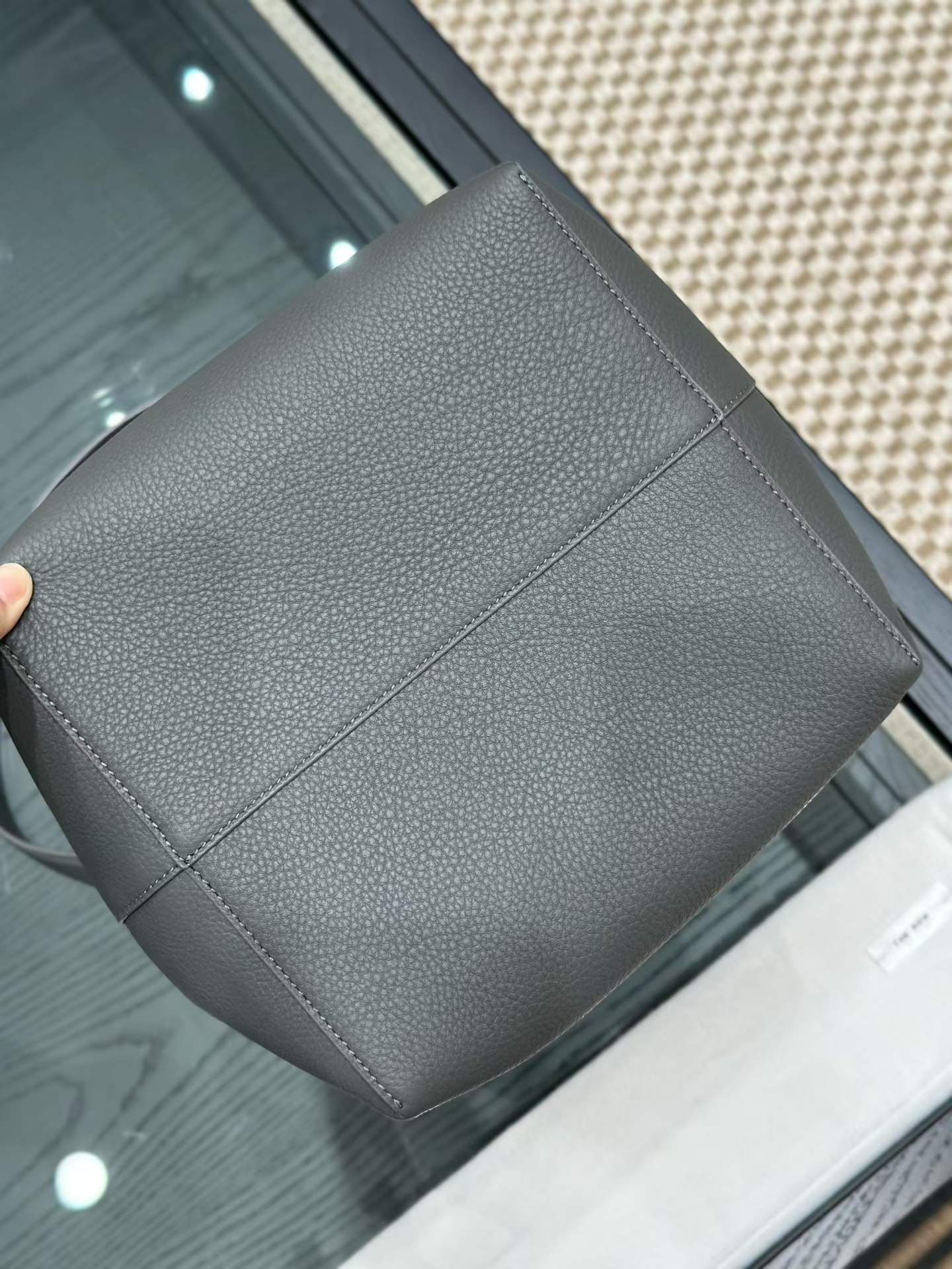 The Row N/S Park Leather tote bag view 4