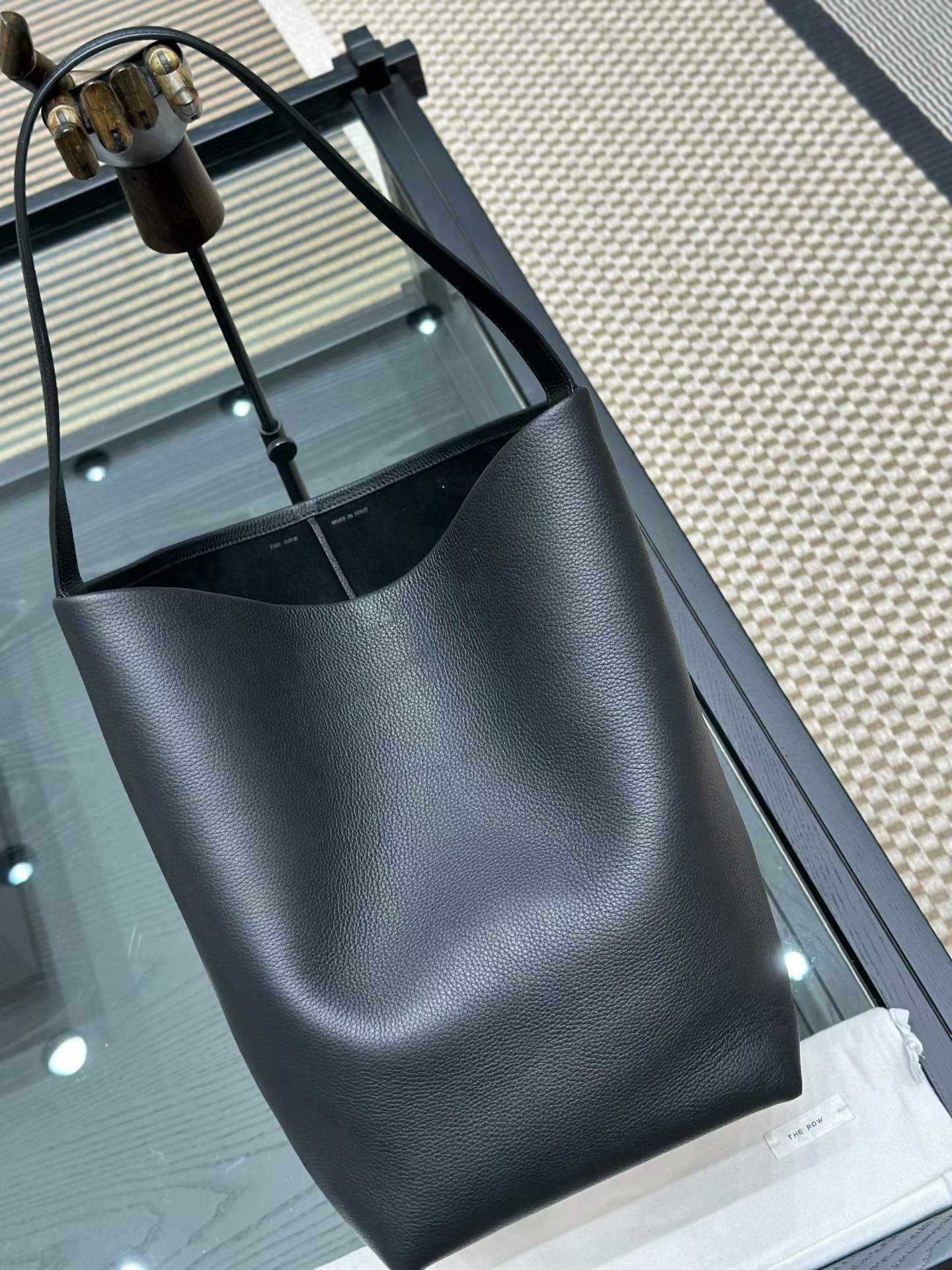 The Row N/S Park Leather tote bag view 1