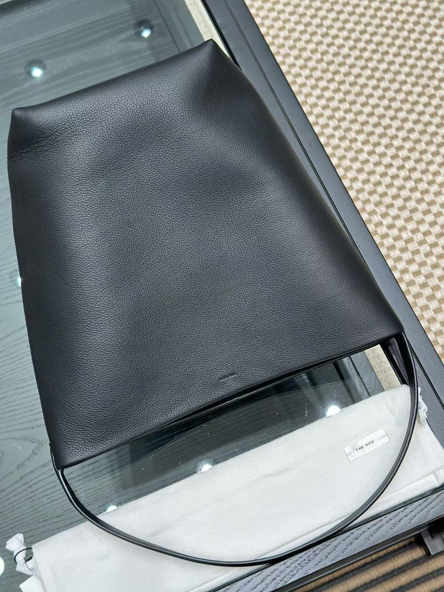 The Row N/S Park Leather tote bag view 2